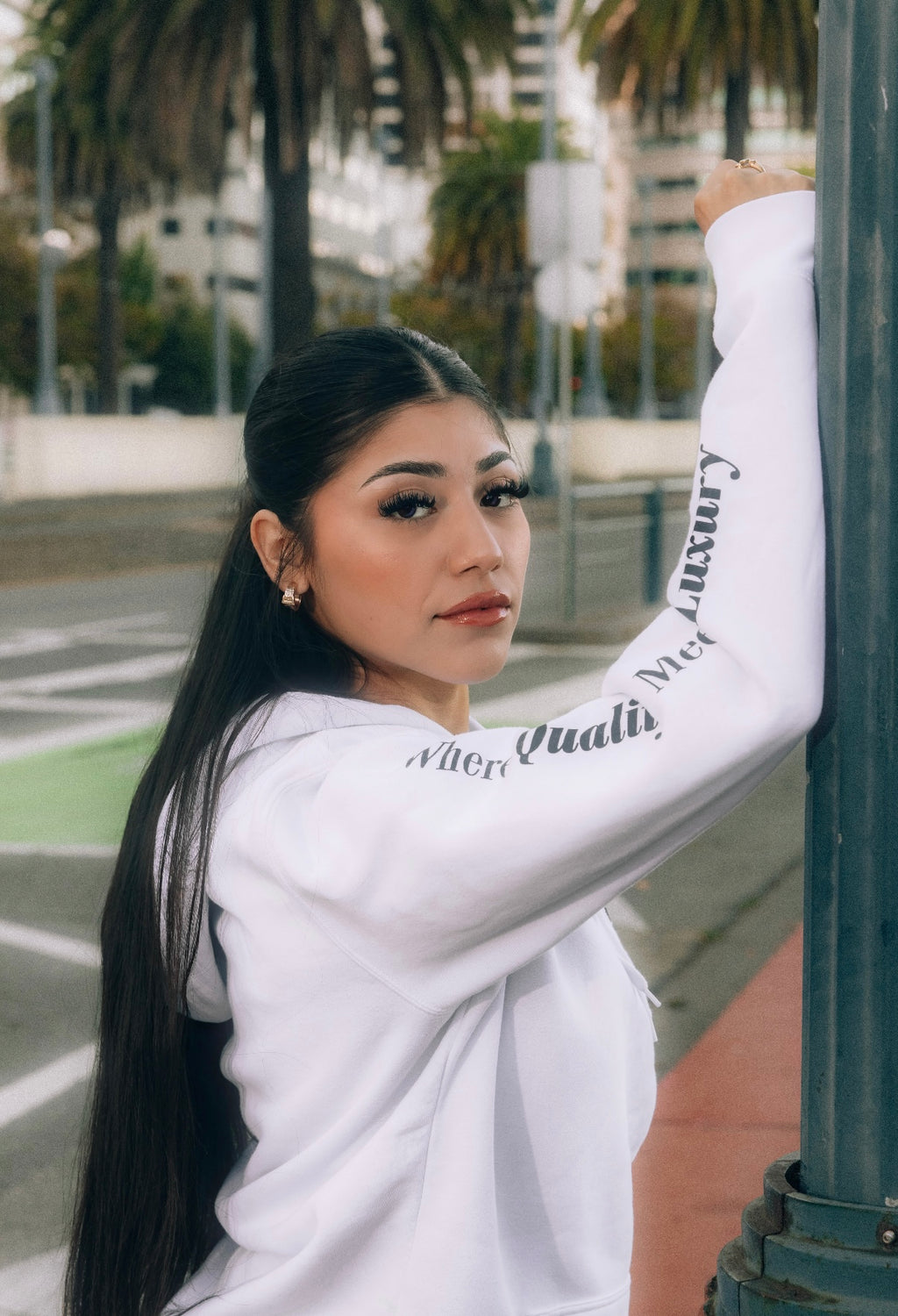 Luxe Legacy Hoodie (White)