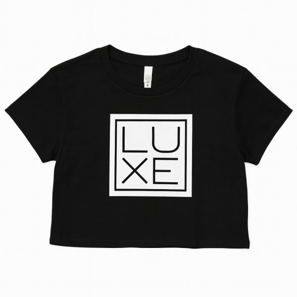 Luxe Crop Tee (Black)