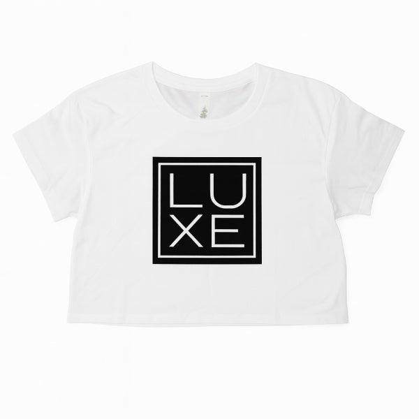 Luxe Crop Tee (White)